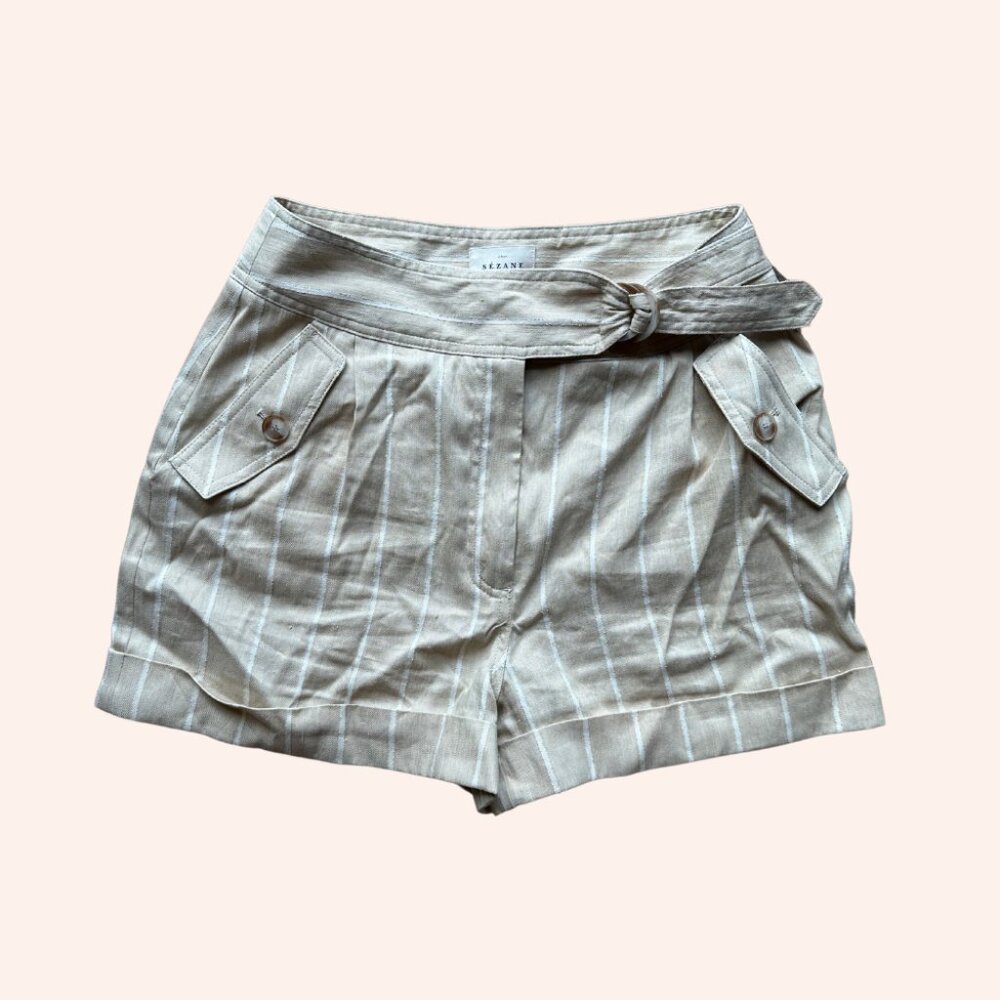 Sezane cream Blazer Shorts set - Picture 3 of 4